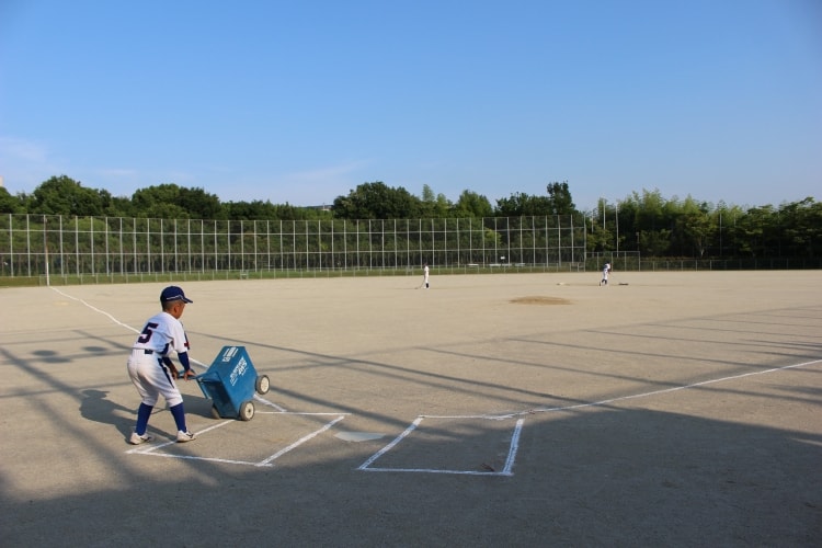 早島ボーイズ ギャラリー KSB高校野球CMメイキングの画像